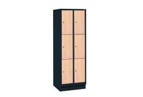 Garderobekast Viola 2.6 - houten deuren beuken