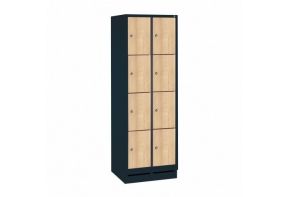 Lockerkast Evolo CP S3000 - houten deuren kersen