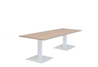 Ramo kolom vergadertafel met recht blad