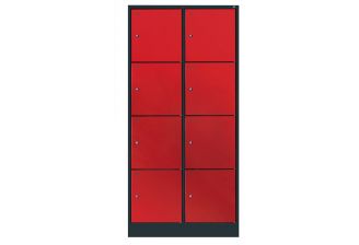 Grote lockerkast XL S4000 Intro 2.8 - rode deuren