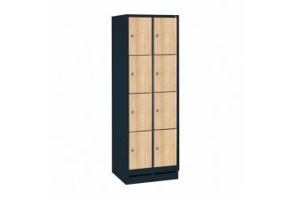 Lockerkast Evolo CP S3000 - houten deuren kersen
