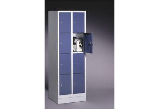 Lockerkast Classic 2.8 - 81cm breed - blauwe deuren