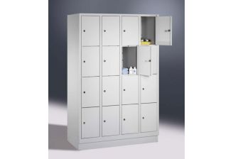 Lockerkast 4.16 - 119cm breed - witte deuren