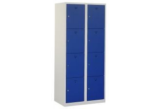 Ruime blauw met grijze lockers van Beta Premium 