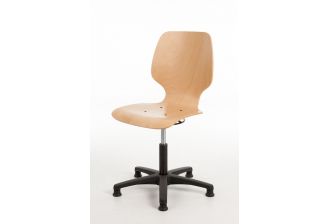 Werkstoel Economy hout HK160